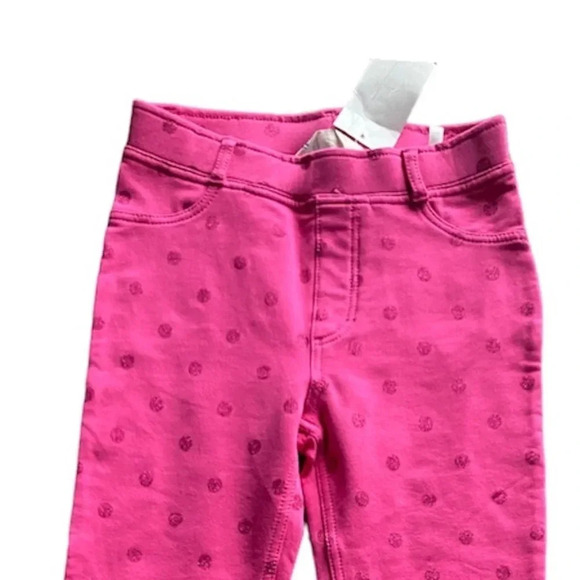 H & M NEW NWT PINK GIRLS LEGGINGS PANTS BOTTOMS SIZE 10 LARGE (8-9 YEARS) - Picture 3 of 4